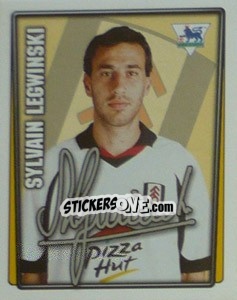 Sticker Sylvain Legwinski - Premier League Inglese 2001-2002 - Merlin