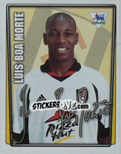 Sticker Luis Boa Morte - Premier League Inglese 2001-2002 - Merlin