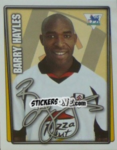 Sticker Barry Hayles - Premier League Inglese 2001-2002 - Merlin