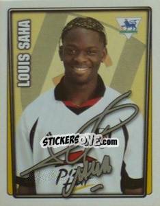 Sticker Louis Saha - Premier League Inglese 2001-2002 n. 182 - Merlin