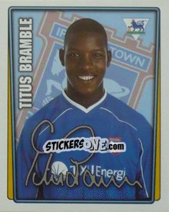 Sticker Titus Bramble - Premier League Inglese 2001-2002 n. 186 - Merlin