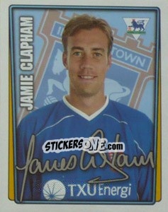 Figurina Jamie Clapham - Premier League Inglese 2001-2002 - Merlin