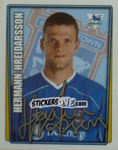 Cromo Hermann Hreidarsson - Premier League Inglese 2001-2002 - Merlin