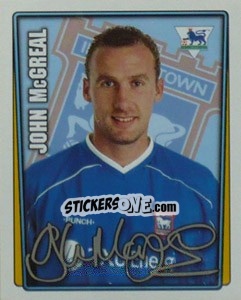 Sticker John McGreal - Premier League Inglese 2001-2002 - Merlin