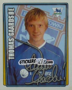 Sticker Thomas Gaardsøe - Premier League Inglese 2001-2002 - Merlin