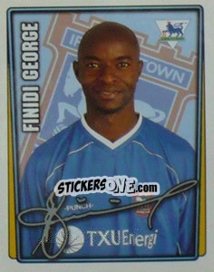 Cromo Finidi George - Premier League Inglese 2001-2002 - Merlin