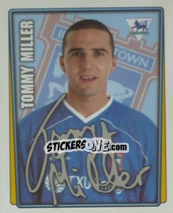 Cromo Tommy Miller - Premier League Inglese 2001-2002 - Merlin