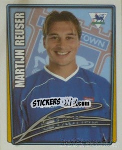 Figurina Martijn Reuser - Premier League Inglese 2001-2002 - Merlin