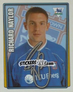 Sticker Richard Naylor - Premier League Inglese 2001-2002 - Merlin