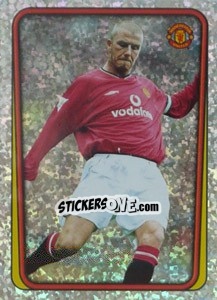 Sticker David Beckham (crossing) - Premier League Inglese 2001-2002 n. 203 - Merlin