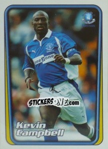Sticker Kevin Campbell (Everton) - Premier League Inglese 2001-2002 n. 214 - Merlin