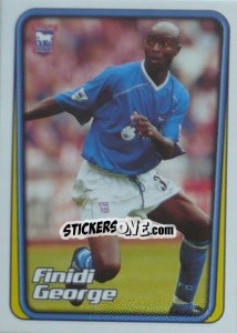 Sticker Finidi George (Ipswich Town) - Premier League Inglese 2001-2002 n. 216 - Merlin