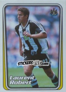 Sticker Laurent Robert (Newcastle United) - Premier League Inglese 2001-2002 n. 222 - Merlin