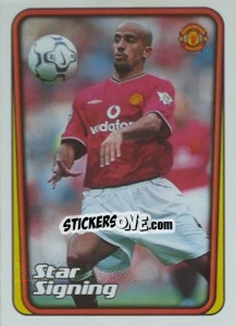 Sticker Juan Sebastian Veron (Manchester United) - Premier League Inglese 2001-2002 n. 227 - Merlin