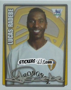 Cromo Lucas Radebe - Premier League Inglese 2001-2002 - Merlin