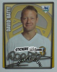 Sticker David Batty - Premier League Inglese 2001-2002 - Merlin