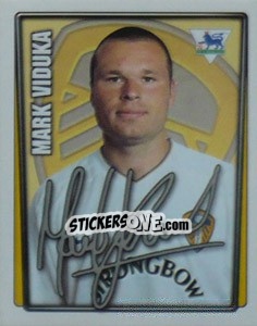 Figurina Mark Viduka - Premier League Inglese 2001-2002 - Merlin