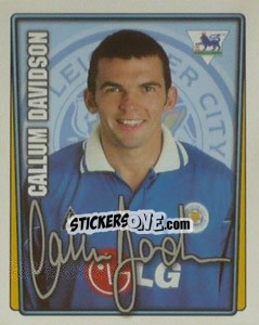 Figurina Callum Davidson - Premier League Inglese 2001-2002 - Merlin