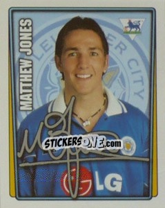Sticker Matthew Jones - Premier League Inglese 2001-2002 - Merlin