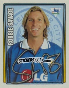 Sticker Robbie Savage - Premier League Inglese 2001-2002 n. 263 - Merlin