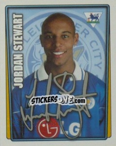 Figurina Jordan Stewart - Premier League Inglese 2001-2002 - Merlin