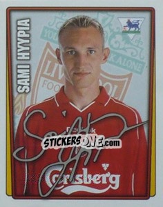 Figurina Sami Hyypia - Premier League Inglese 2001-2002 - Merlin