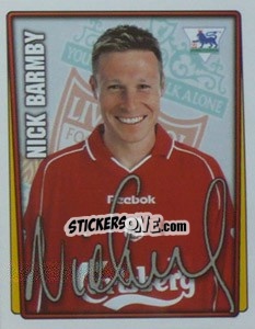 Sticker Nick Barmby - Premier League Inglese 2001-2002 n. 276 - Merlin