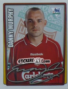 Cromo Danny Murphy - Premier League Inglese 2001-2002 - Merlin
