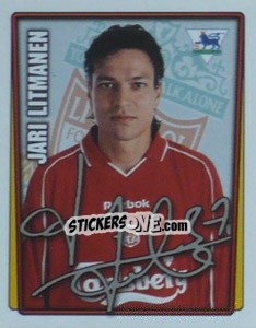 Sticker Jari Litmanen - Premier League Inglese 2001-2002 n. 287 - Merlin