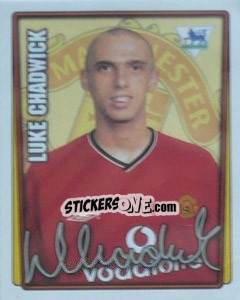 Sticker Luke Chadwick - Premier League Inglese 2001-2002 n. 300 - Merlin