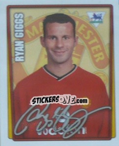 Sticker Ryan Giggs - Premier League Inglese 2001-2002 n. 301 - Merlin