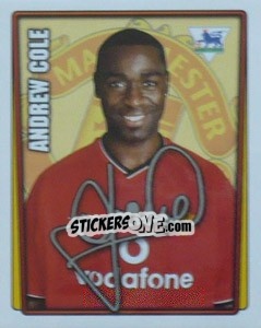Sticker Andrew Cole - Premier League Inglese 2001-2002 - Merlin