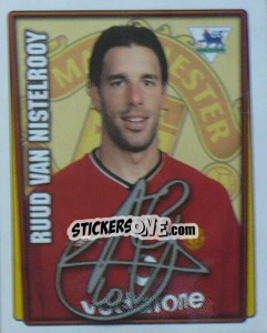 Sticker Ruud Van Nistelrooy - Premier League Inglese 2001-2002 - Merlin