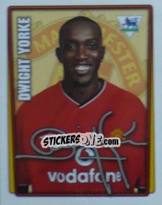Sticker Dwight Yorke - Premier League Inglese 2001-2002 - Merlin