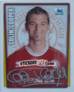 Figurina Colin Cooper - Premier League Inglese 2001-2002 - Merlin