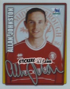 Sticker Allan Johnston - Premier League Inglese 2001-2002 - Merlin