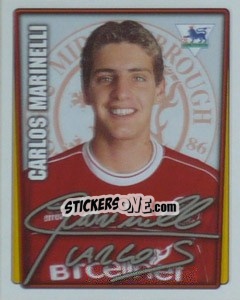 Figurina Carlos Marinelli - Premier League Inglese 2001-2002 - Merlin