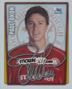 Sticker Paul Okon - Premier League Inglese 2001-2002 - Merlin