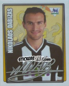 Cromo Nikolas Dabizas - Premier League Inglese 2001-2002 - Merlin