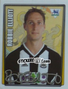 Figurina Robbie Elliott - Premier League Inglese 2001-2002 - Merlin