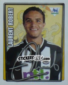 Sticker Laurent Robert - Premier League Inglese 2001-2002 - Merlin