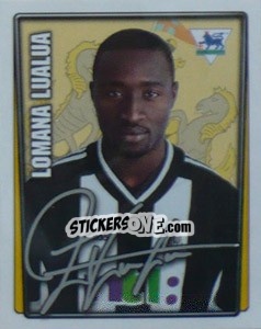 Sticker Lomana Lualua - Premier League Inglese 2001-2002 n. 344 - Merlin