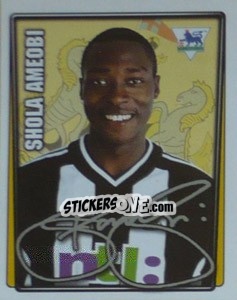 Sticker Shola Ameobi - Premier League Inglese 2001-2002 n. 345 - Merlin