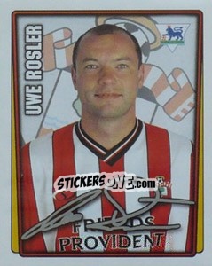 Sticker Uwe Rosler - Premier League Inglese 2001-2002 - Merlin