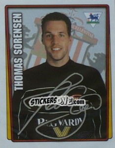 Sticker Thomas Sorensen - Premier League Inglese 2001-2002 n. 371 - Merlin