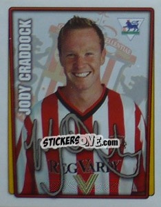 Figurina Jody Craddock - Premier League Inglese 2001-2002 - Merlin