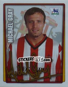 Sticker Michael Gray - Premier League Inglese 2001-2002 - Merlin