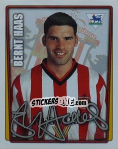Sticker Bernt Haas - Premier League Inglese 2001-2002 - Merlin