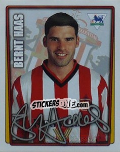 Cromo Bernt Haas - Premier League Inglese 2001-2002 - Merlin