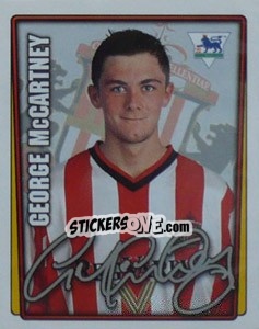 Cromo George McCartney - Premier League Inglese 2001-2002 - Merlin